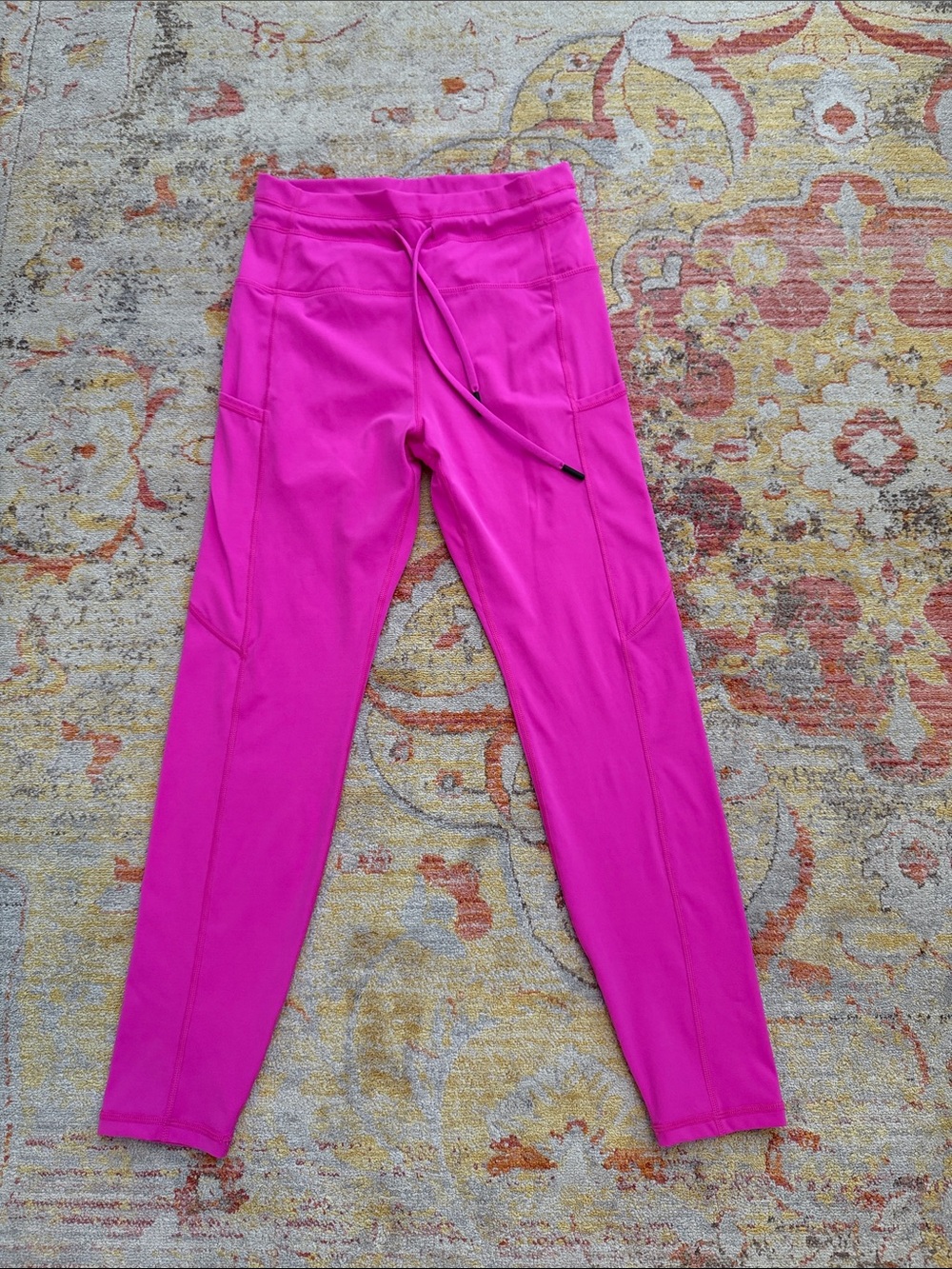 ZYIA Hot Pink Athletic Leggings with Side Pockets